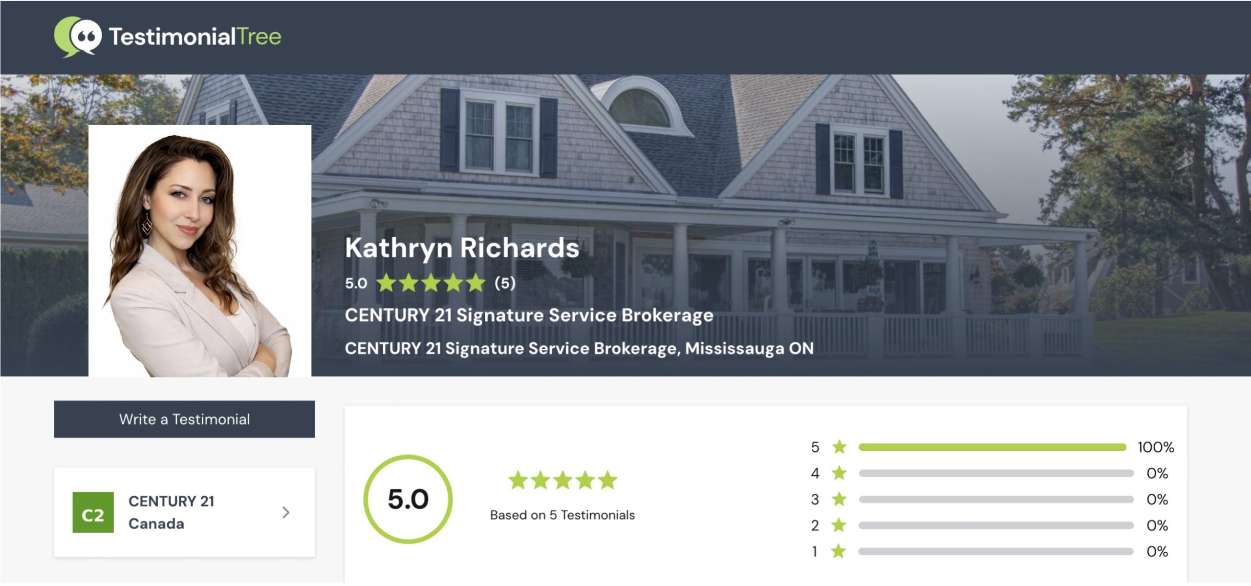 testimonial dashboard